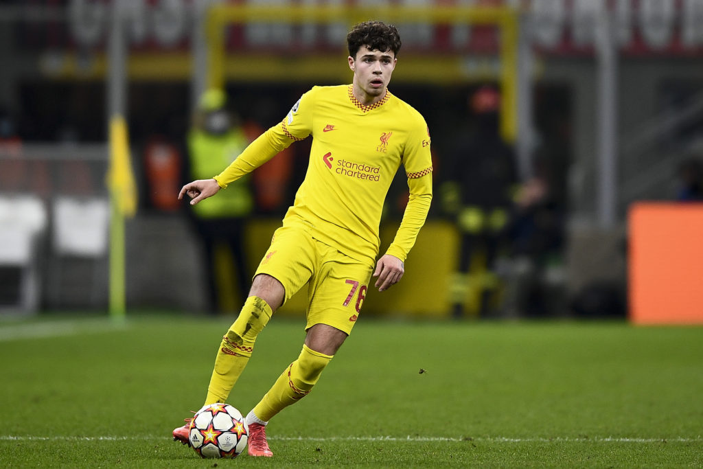 Neco Williams of Liverpool FC in action during the UEFA
