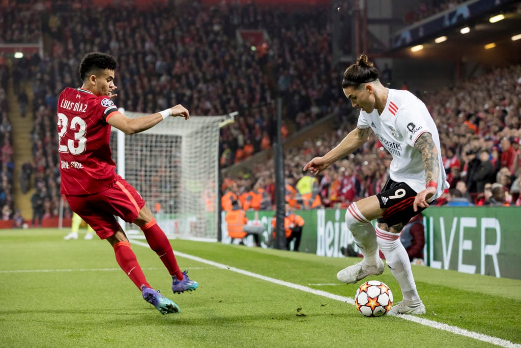Liverpool FC v SL Benfica Quarter Final Leg Two - UEFA Champions League