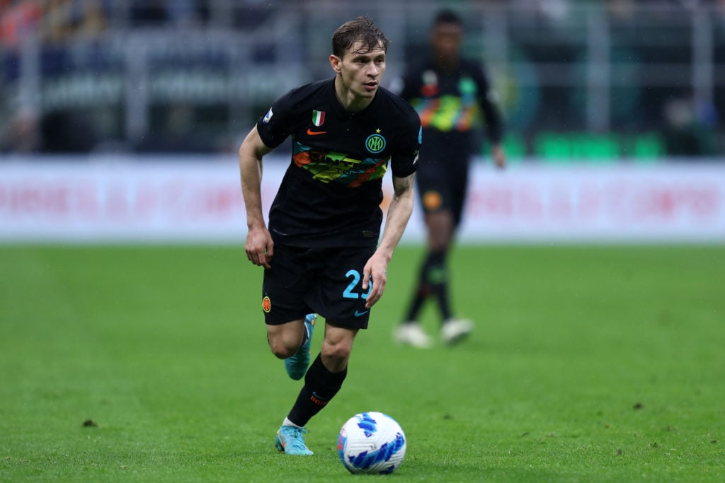Nicolo Barella of Fc Internazionale in action during the