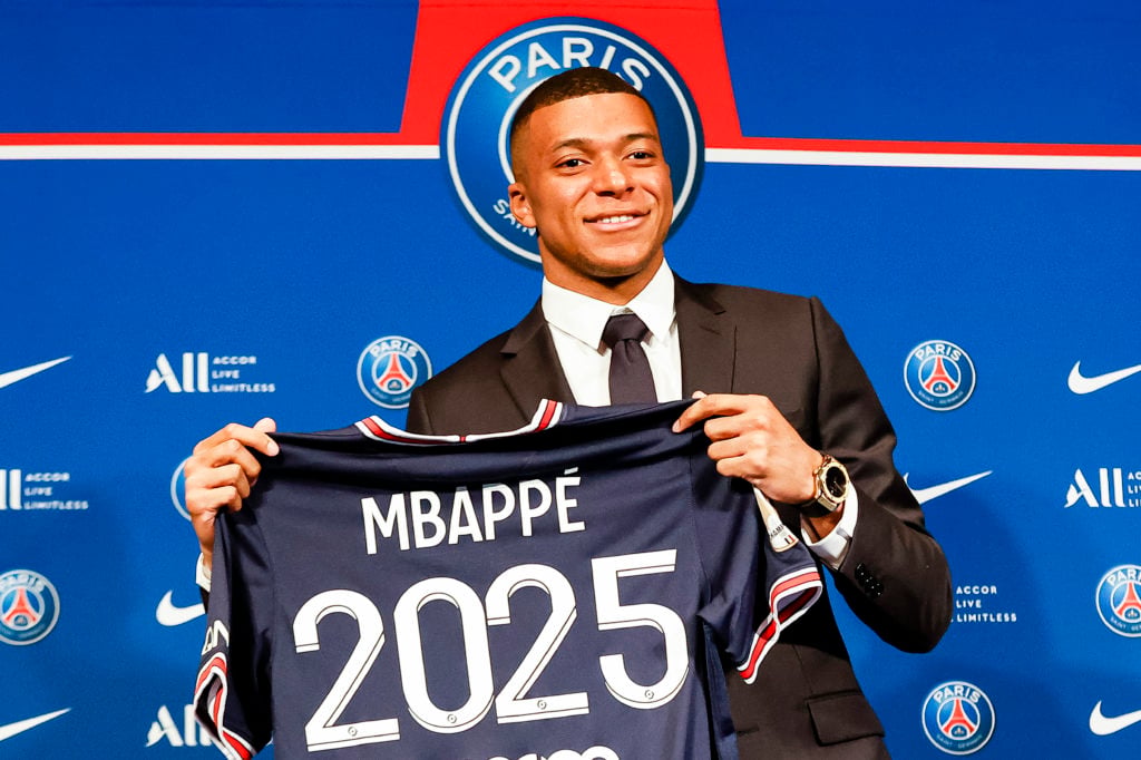 Kylian Mbappe and Nasser Al-Khelaifi - Press Conference