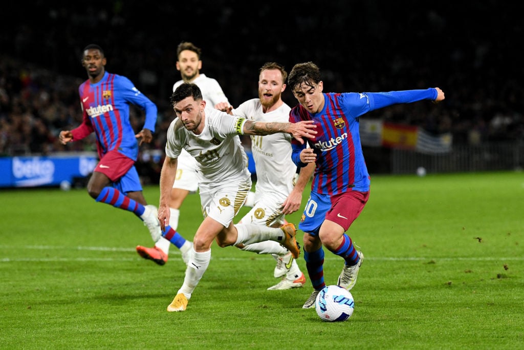 SOCCER: MAY 25 FC Barcelona v A-Leagues All Stars