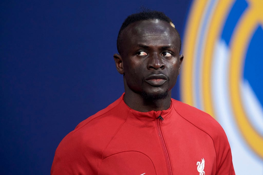 Sadio Mane of Liverpool prior the UEFA Champions League final match between Liverpool FC and Real Madrid at Stade de France