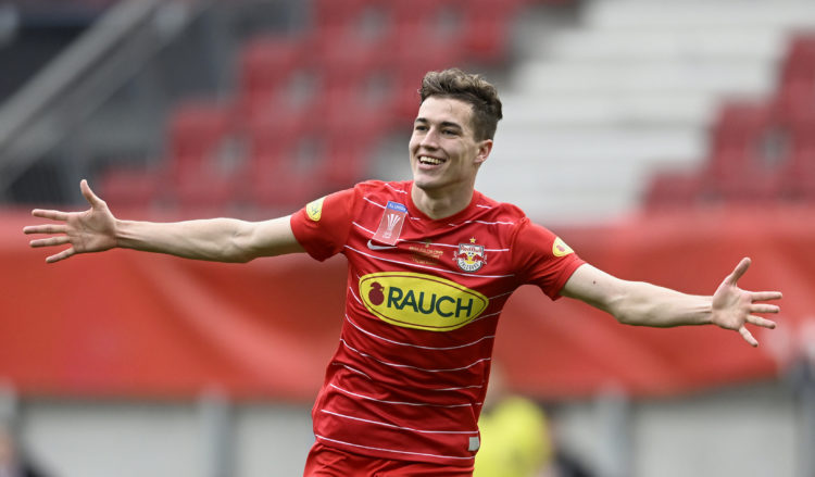 Photo by Andreas Schaad - FC Red Bull Salzburg/FC Red Bull Salzburg via Getty Images