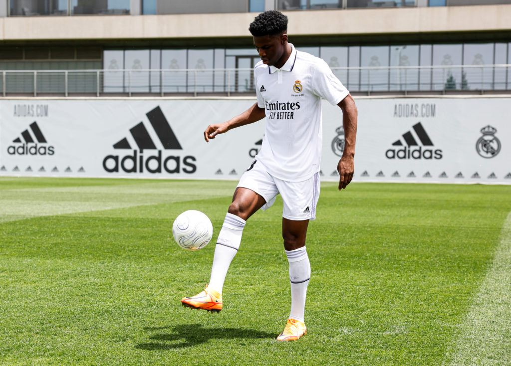 Real Madrid Unveil New Signing Aurelien Tchouameni