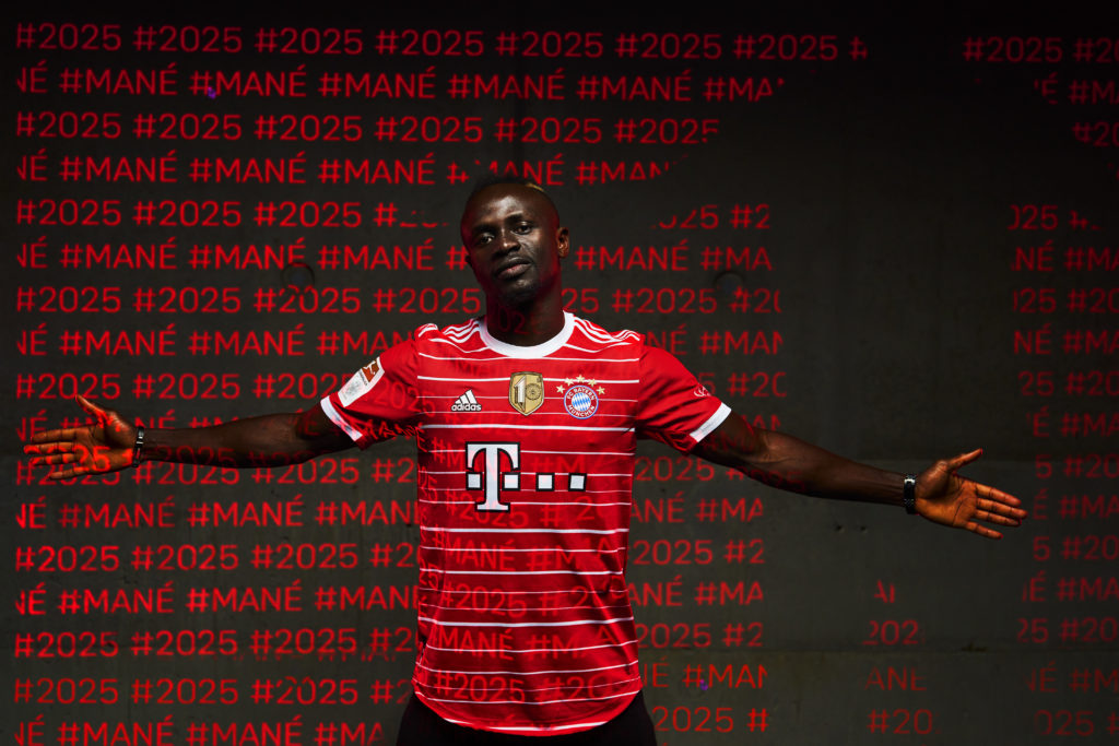 FC Bayern Muenchen Unveils New Signing Sadio Mane