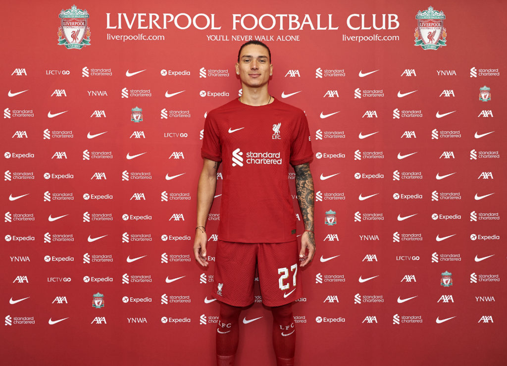 Liverpool Unveil New Signing Darwin Nunez