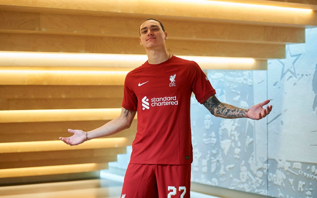 Liverpool Unveil New Signing Darwin Nunez