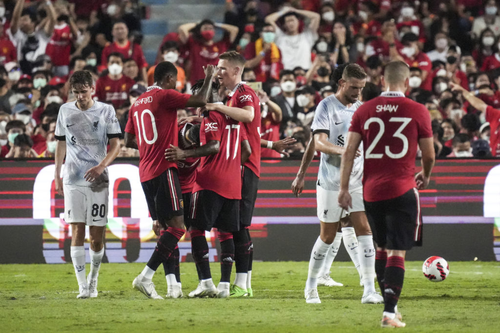 The Match Bangkok Century Cup 2022 Between Manchester United And Liverpool FC.