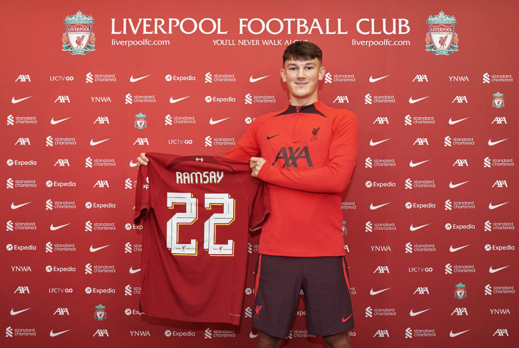 Liverpool Unveil New Signing Calvin Ramsay