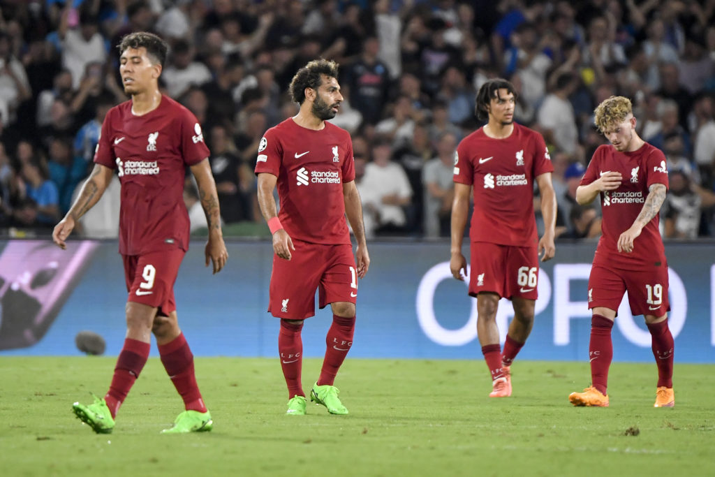 Roberto Firmino , Mohamed Salah, Trent Alexander-Arnold and