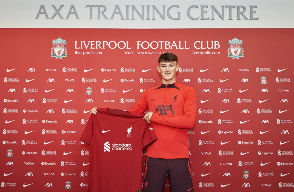 Liverpool Unveil New Signing Calvin Ramsay