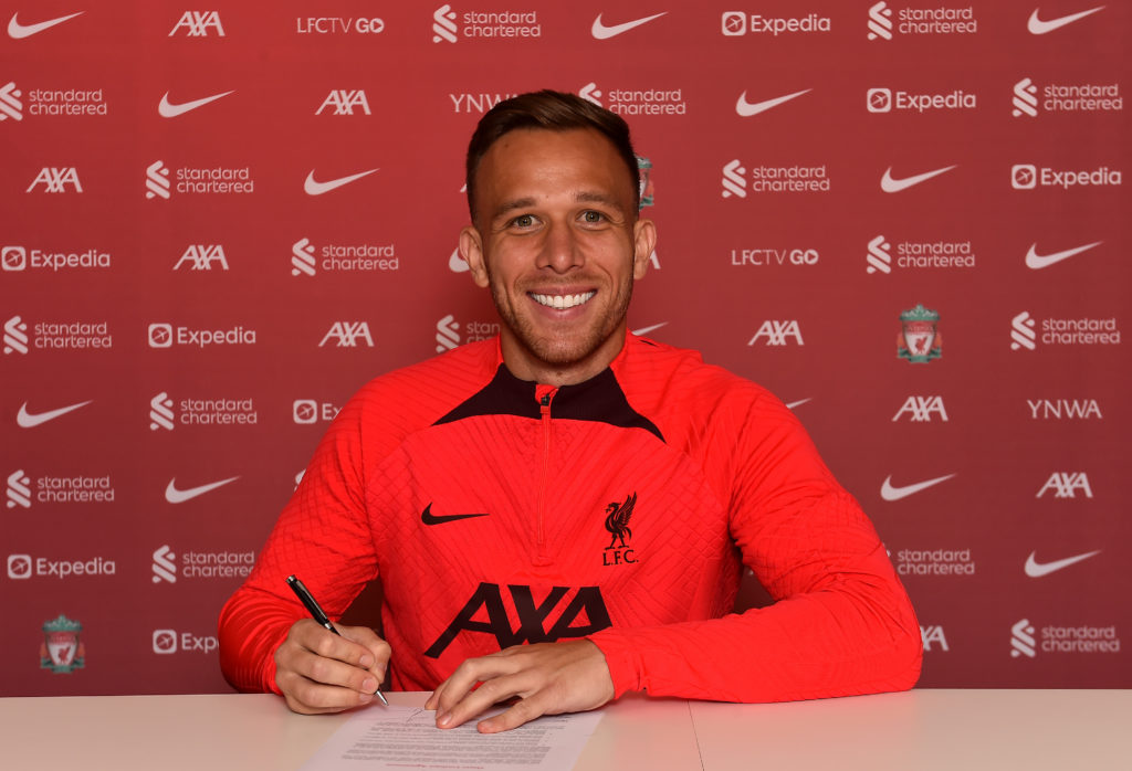 Liverpool Unveil New Signing Arthur Melo