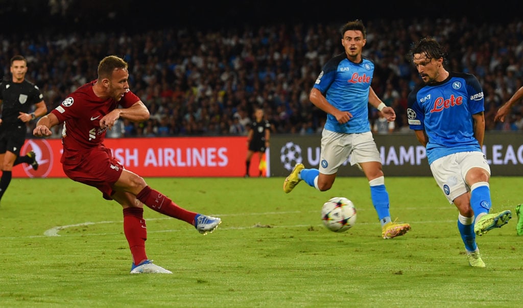 SSC Napoli v Liverpool FC: Group A - UEFA Champions League