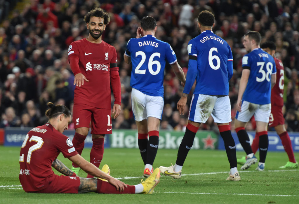 Liverpool FC v Rangers FC: Group A - UEFA Champions League
