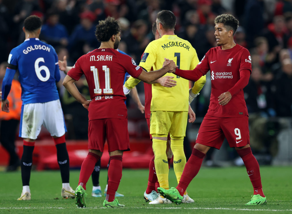 Liverpool FC v Rangers FC: Group A - UEFA Champions League