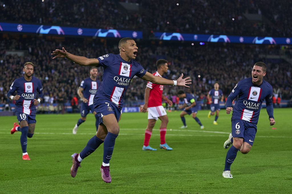 Paris Saint-Germain v SL Benfica: Group H - UEFA Champions League