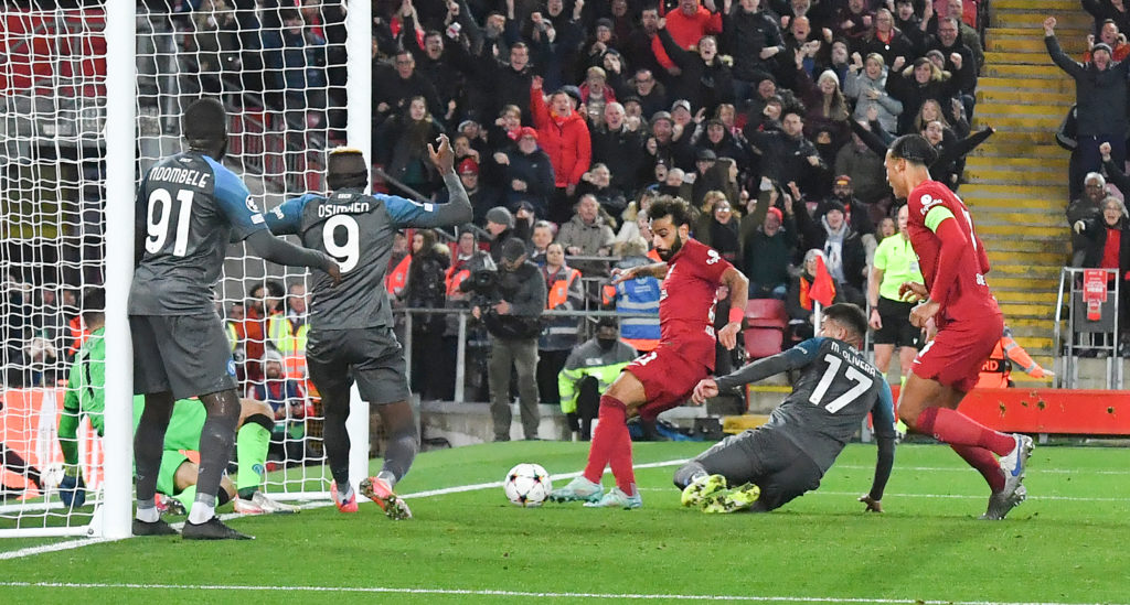 Liverpool FC v SSC Napoli: Group A - UEFA Champions League