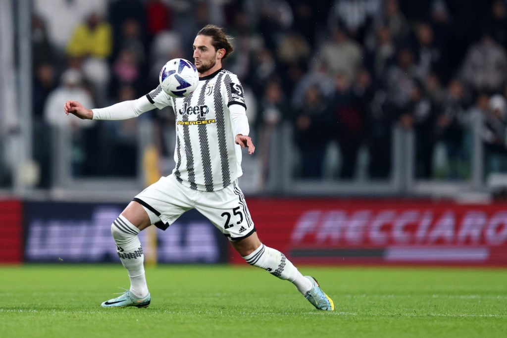 Adrien Rabiot of Juventus Fc in action during the Serie A