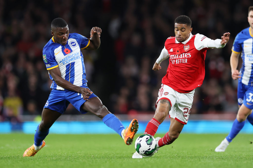 Arsenal v Brighton & Hove Albion - Carabao Cup Third Round