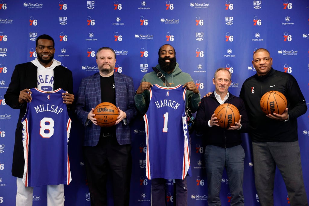 Philadelphia 76ers Introduce James Harden