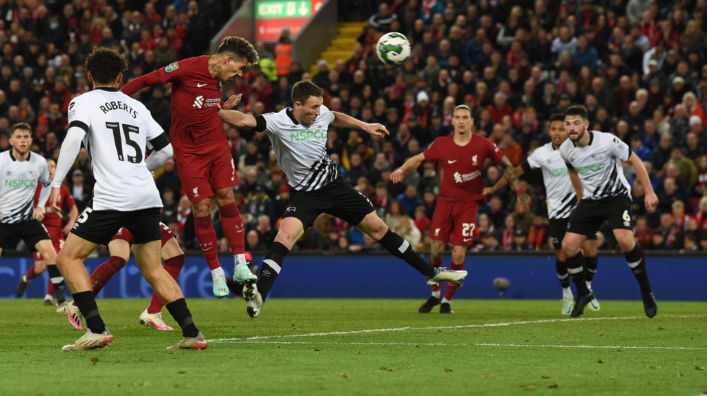 Liverpool v Derby County - Carabao Cup Third Round