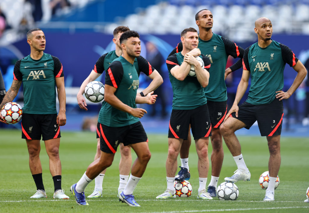 Liverpool FC Training Session And Press Conference - UEFA Champions League Final 2021/22