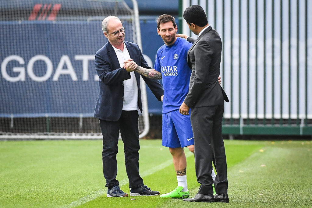 Paris Saint-Germain Training Session And Press Conference