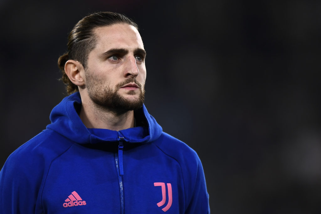 Adrien Rabiot of Juventus FC looks on prior to the UEFA