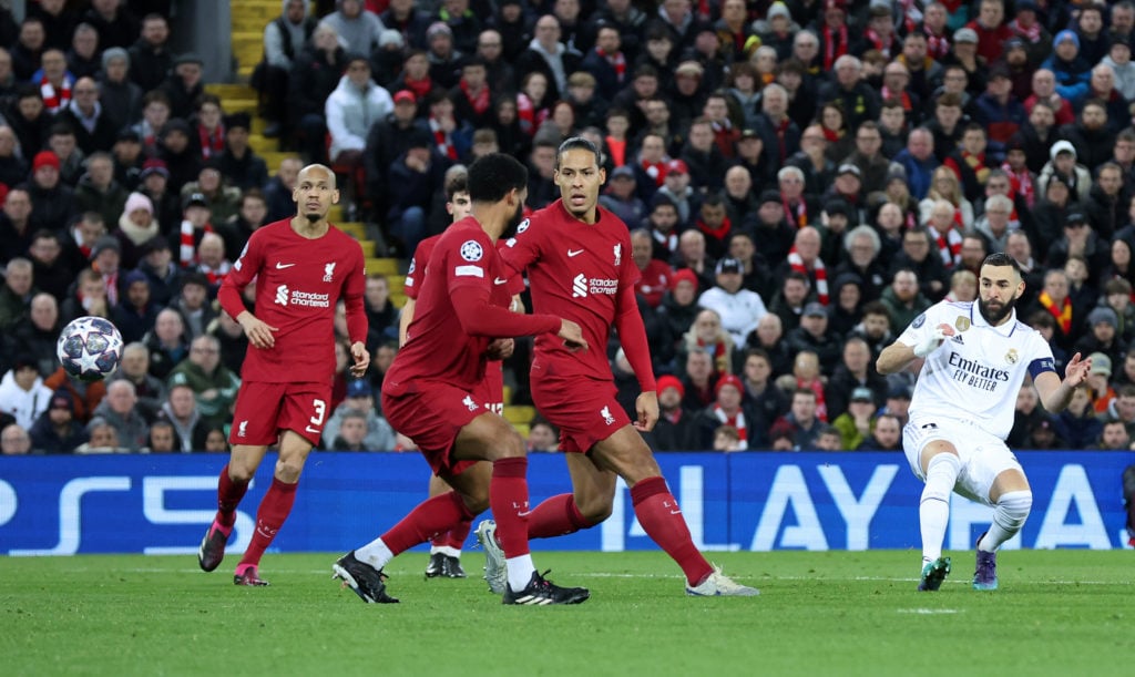 Liverpool FC v Real Madrid: Round of 16 Leg One - UEFA Champions League
