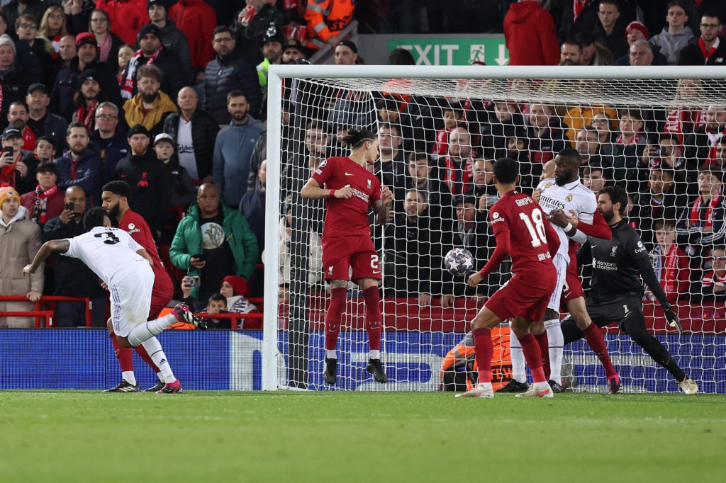 Liverpool FC v Real Madrid: Round of 16 Leg One - UEFA Champions League