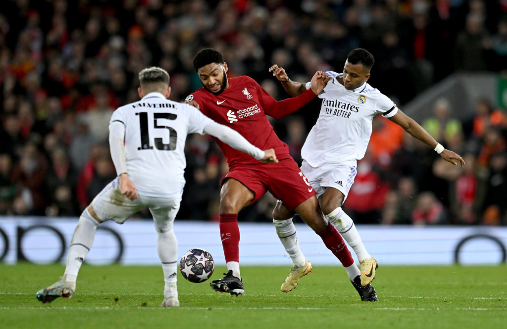 Liverpool FC v Real Madrid: Round of 16 Leg One - UEFA Champions League