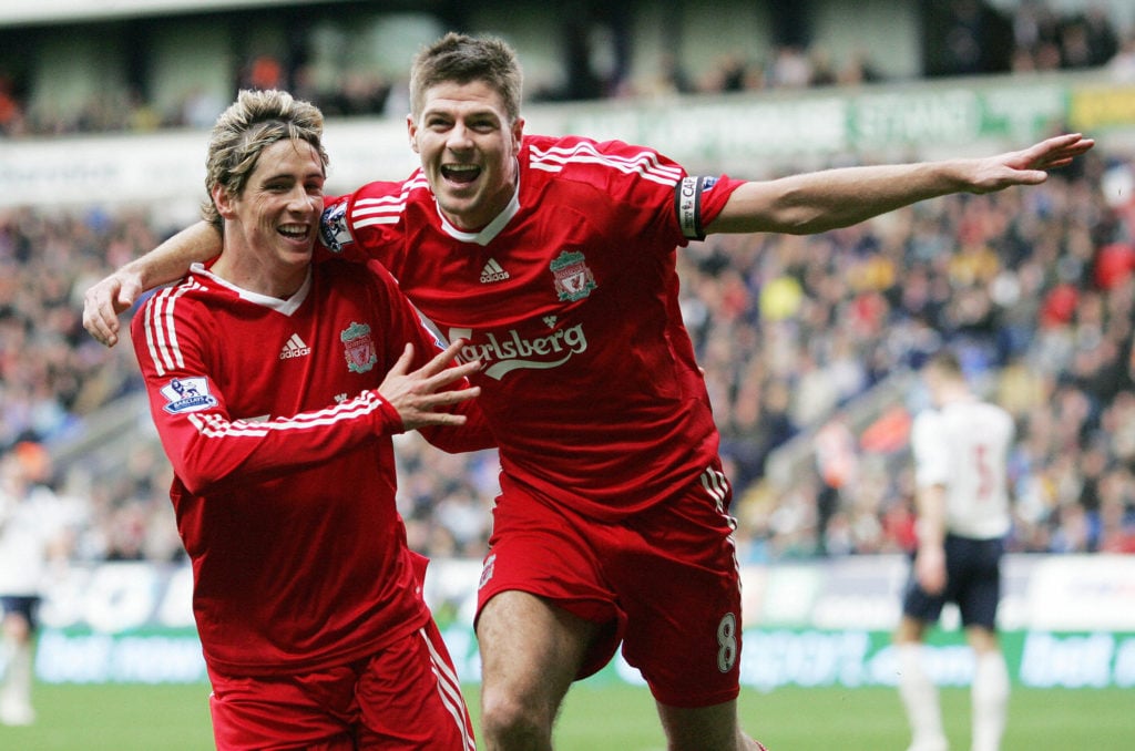 Liverpool's English midfielder Steven Ge