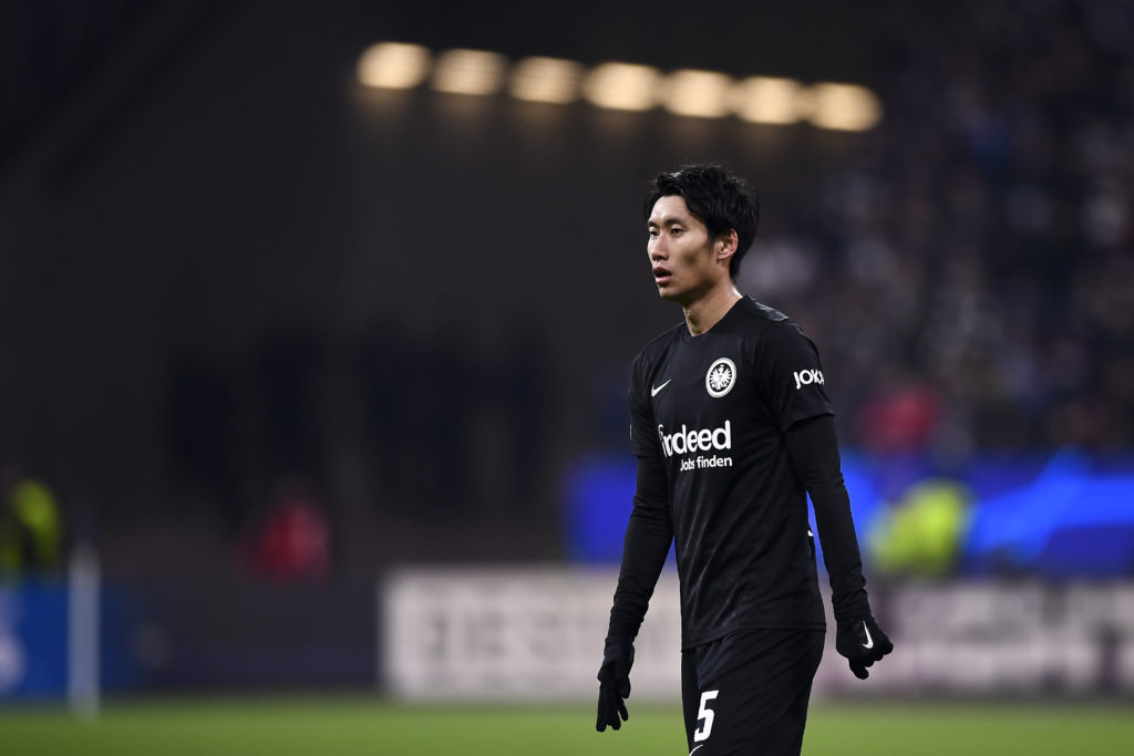 Daichi Kamada of Eintracht Frankfurt looks on during the