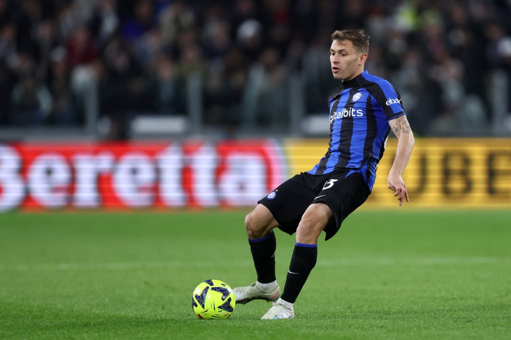 Nicolo Barella of Fc Internazionale in action during the