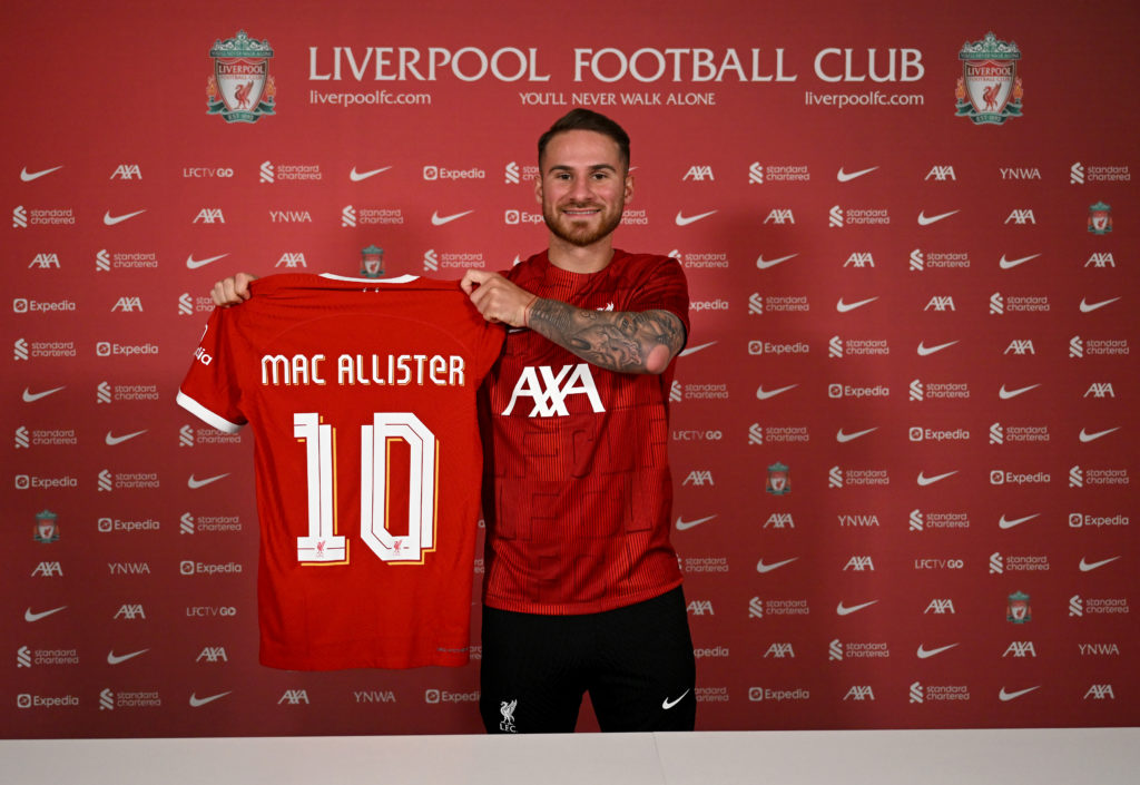 Liverpool Unveil New Signing Alexis Mac Allister