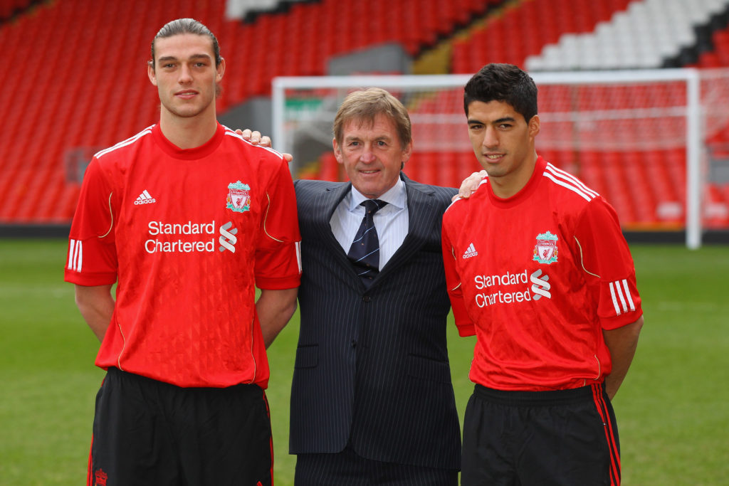Liverpool Press Conference to announce new signings Andy Carroll and Luis Suarez