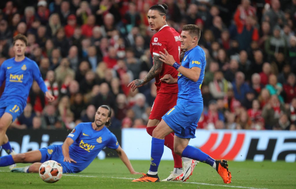 SOCCER EL GROUP D2 LIVERPOOL FC VS UNION SG
