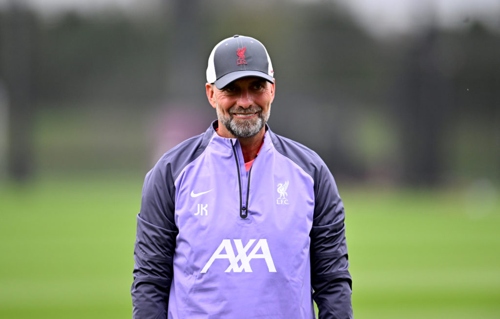 Liverpool FC Training Session And Press Conference - UEFA Europa League 2023/24