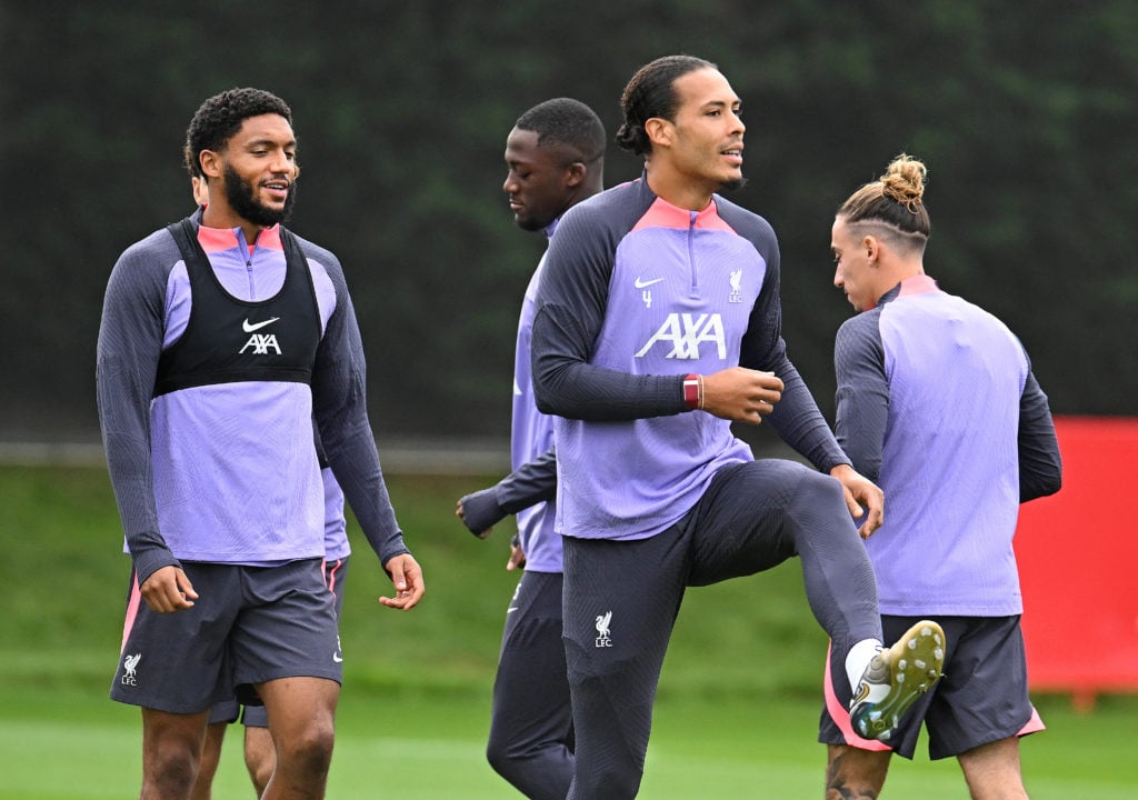 Liverpool FC Training Session And Press Conference - UEFA Europa League 2023/24