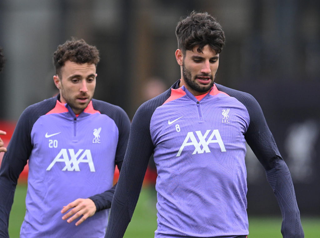 Liverpool FC Training Session And Press Conference - UEFA Europa League 2023/24