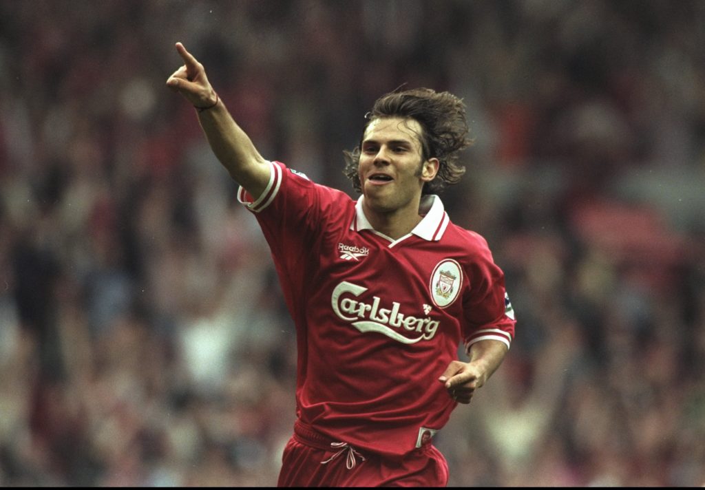 Patrik Berger of Liverpool