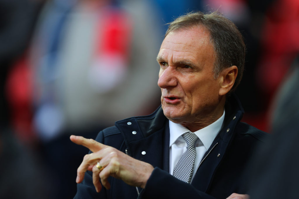 Phil Thompson watching Liverpool