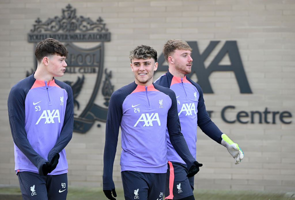 Liverpool FC Training And Press Conference - UEFA Europa League 2023/24