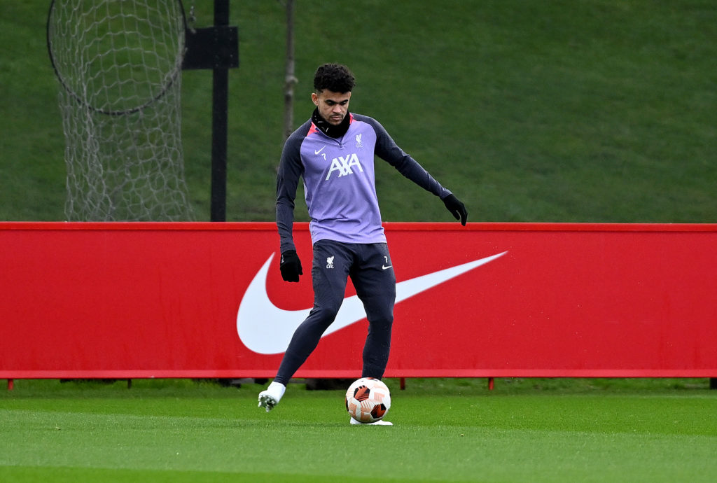 Liverpool FC Training And Press Conference - UEFA Europa League 2023/24