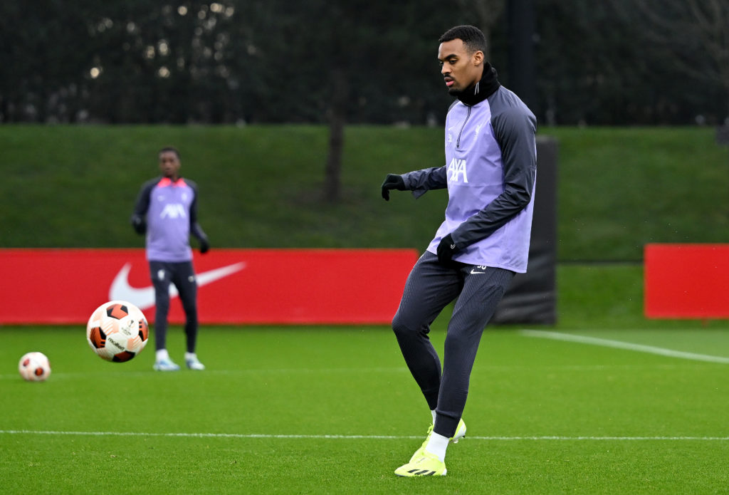 Liverpool FC Training And Press Conference - UEFA Europa League 2023/24