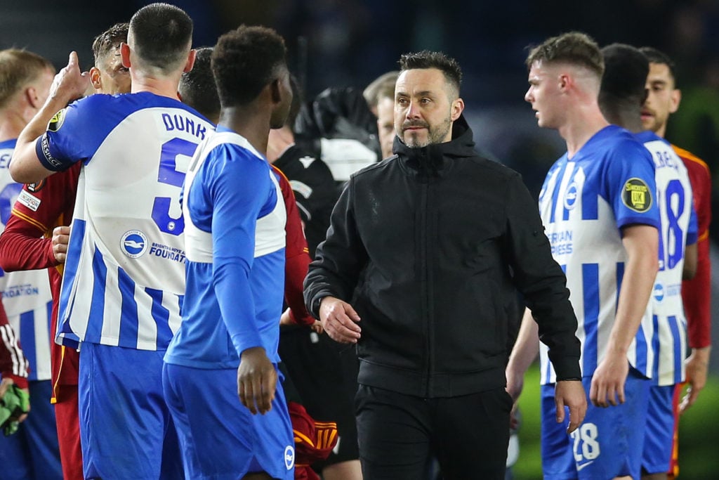 Brighton & Hove Albion v AS Roma: Round of 16 Second Leg - UEFA Europa League 2023/24