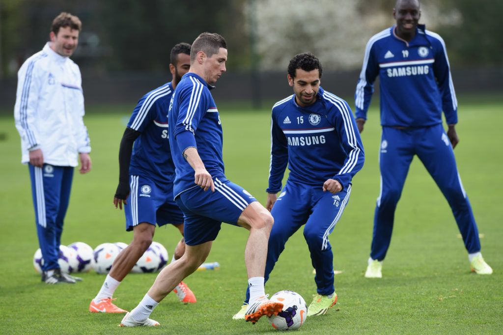 Soccer - Barclays Premier League - Chelsea v Stoke City - Chelsea Training Session - Cobham Training Ground