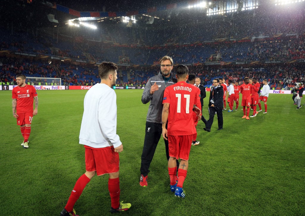 Liverpool manager Jurgen Klopp after 2015/16 Europa League final defeat to Sevilla