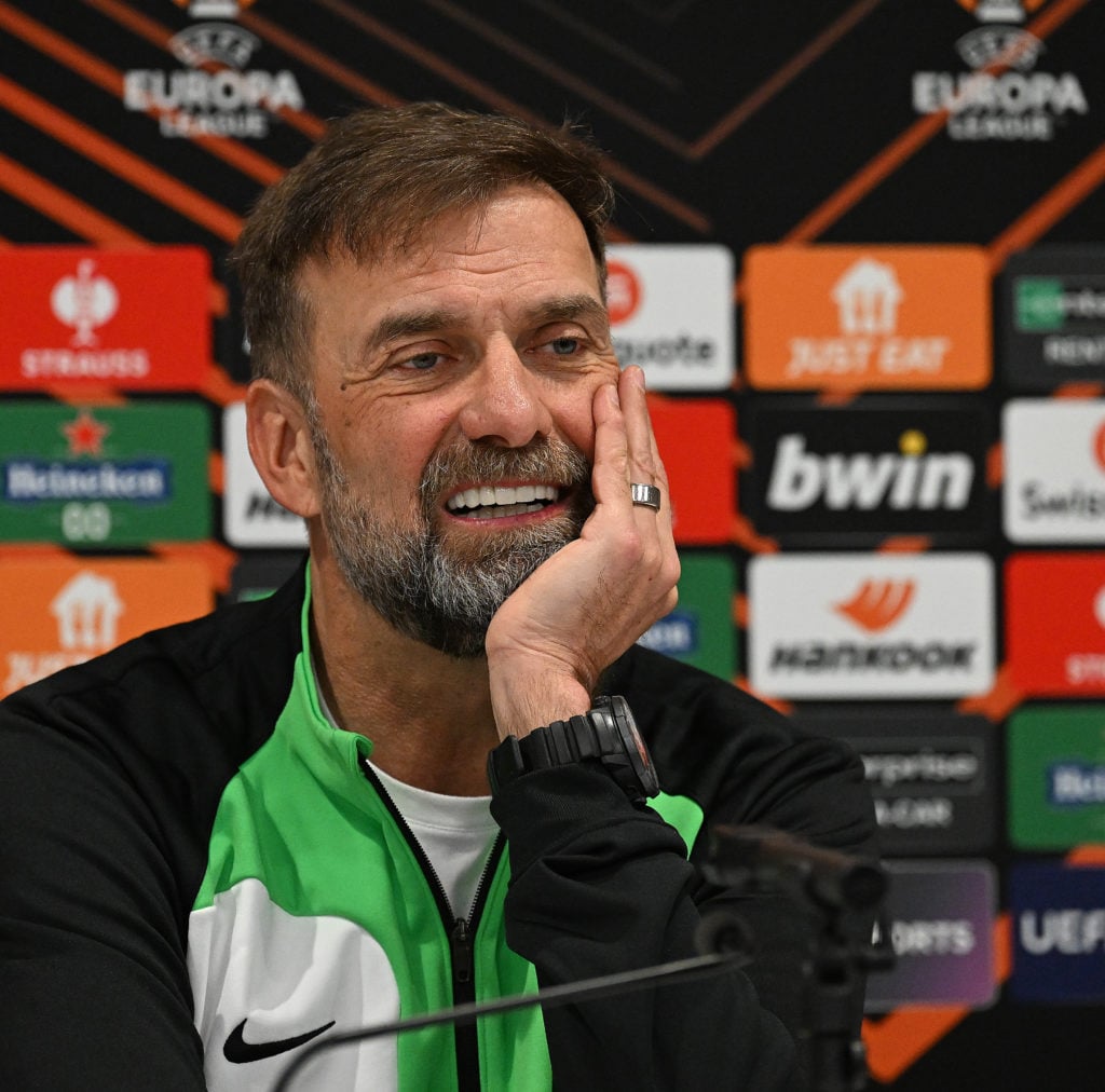 Liverpool FC Training Session And Press Conference - UEFA Europa League 2023/24