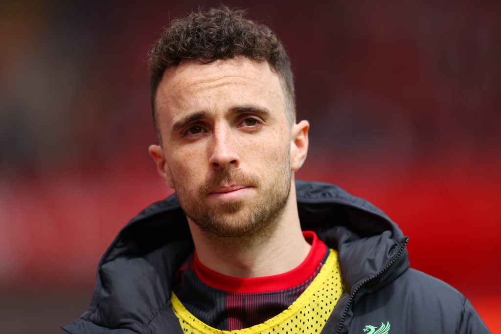 Diogo Jota of Liverpool during the Premier League match between Liverpool FC and Crystal Palace at Anfield